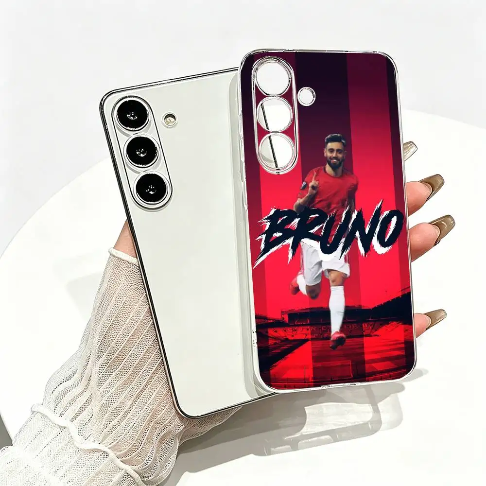 Фото Чехол для телефона Bruno f-Fernandes для Samsung A10,12,20,21S,30,31,40,50,51,52,70,71, прозрачный чехол №2