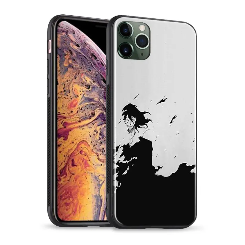 Zangetsu Отбеливатель Аниме игра стекло Мягкий силиконовый чехол для телефона iPhone SE