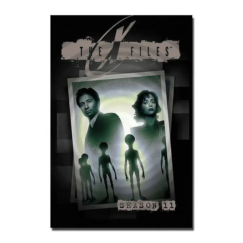 J0167 The x файлы ТВ-сезон 4 стикер на стену шелковый плакат художественный свет холст