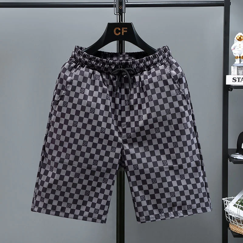 

2022 Summer Running Shorts Men Plaid Shorts Men Jogging Shorts Men 's Casual Fitness Fast-drying Trend Short Pants Y2k Shorts