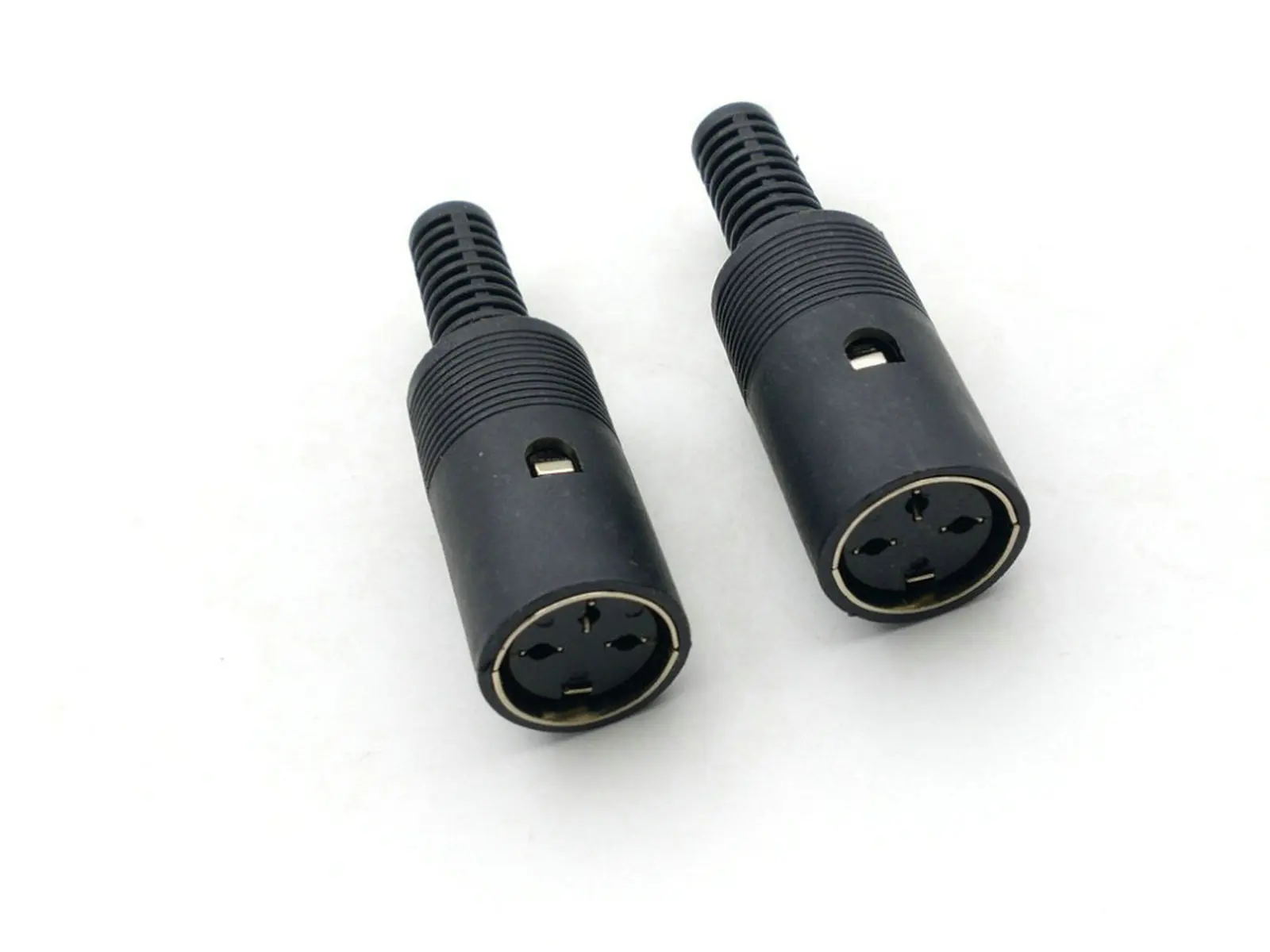 

50 шт. 3-контактный Din Гнездовой разъем с черной пластиковой ручкой