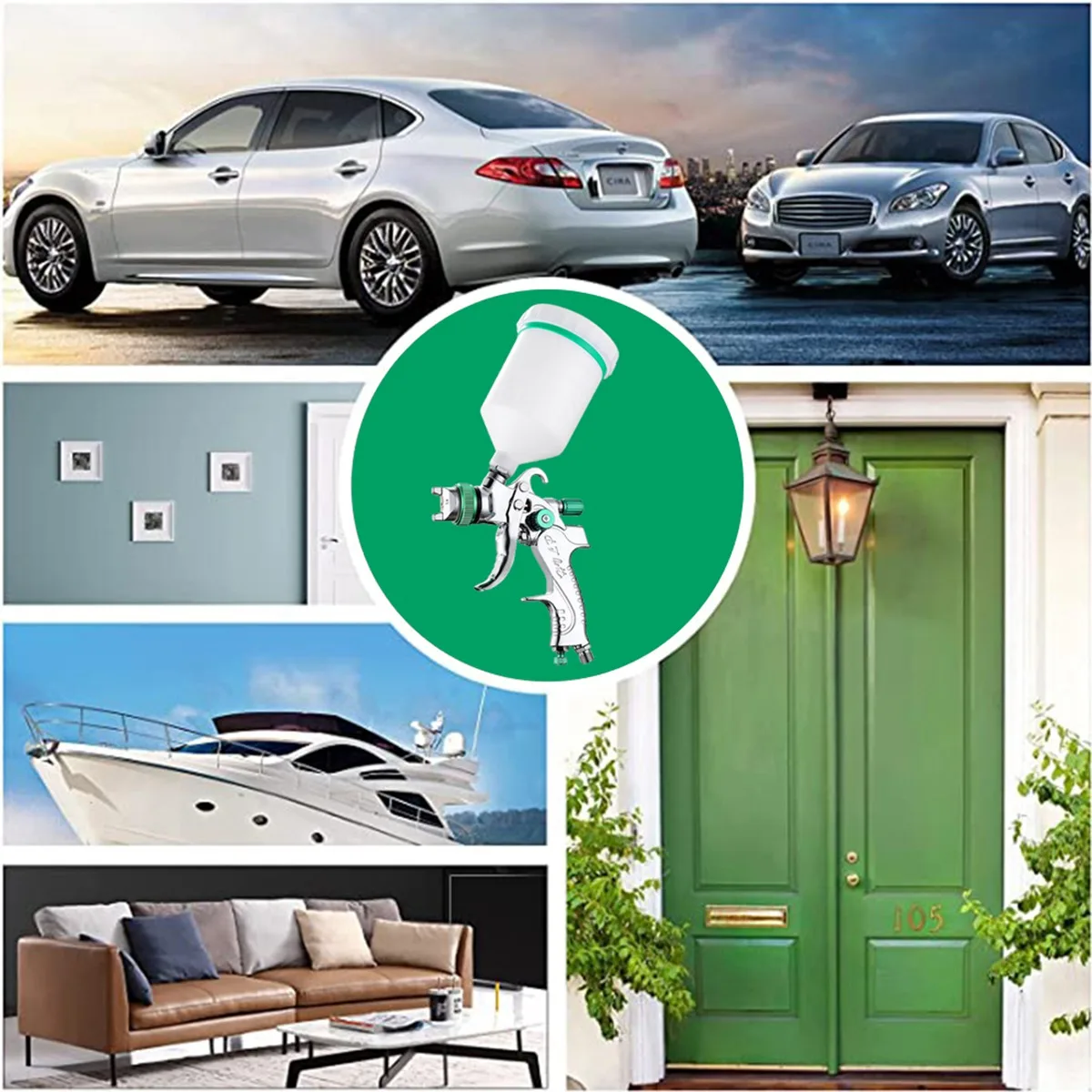 Профессиональные инструменты для распыления HVLP 1 4/1 7/2 0/2 5 мм стальная насадка