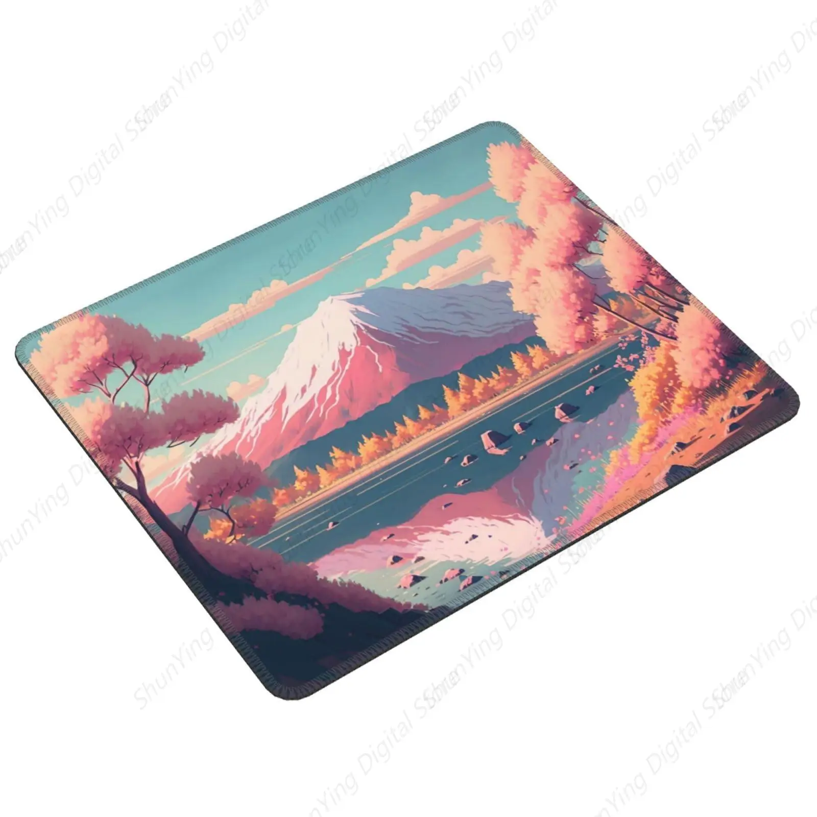 Коврик для мыши Sakura Snow Mountain нескользящий резиновый игровой коврик мужчин и