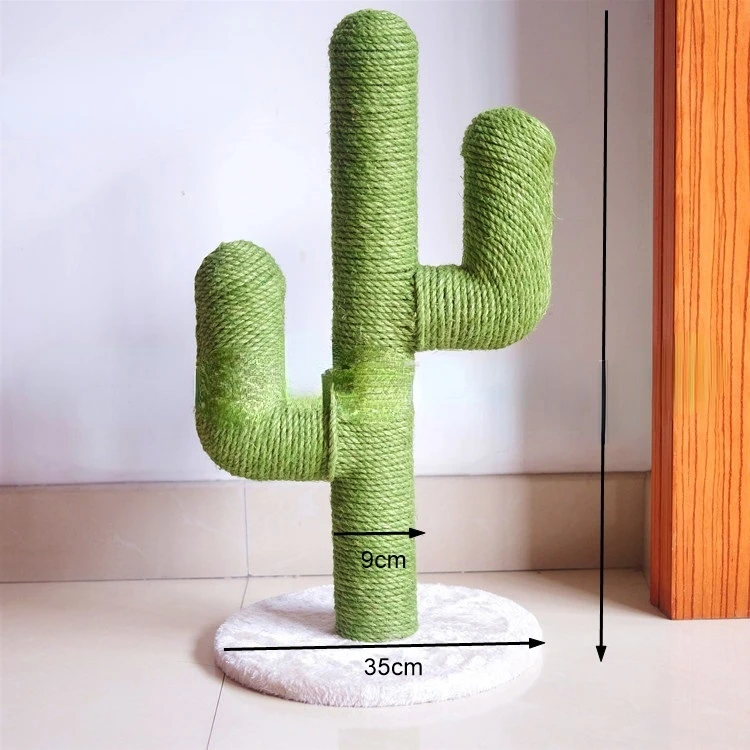 

Sisal Cactus Cat climbing Tree Frame Pet Toys Cat Scratch Column Board Cat Furniture Cat Climbing Tree Tower House Pet Products