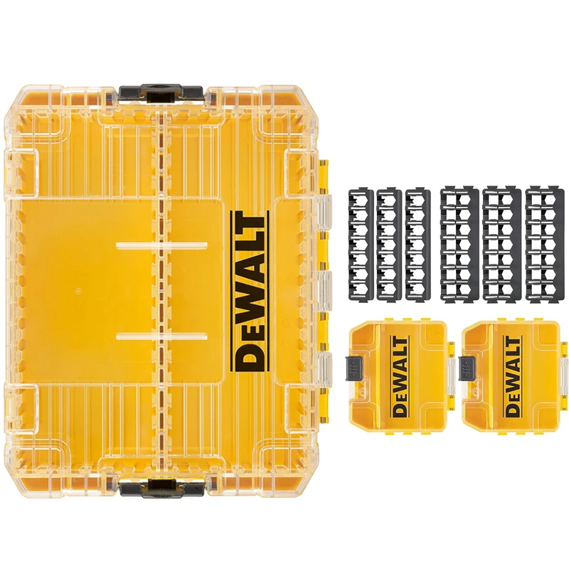 

DEWALT DT70803 TSTAK Прочный футляр для хранения + небольшой объемный футляр для хранения * 2 + стержни для отверток, набор аксессуаров, коробка для деталей системы, инструмента