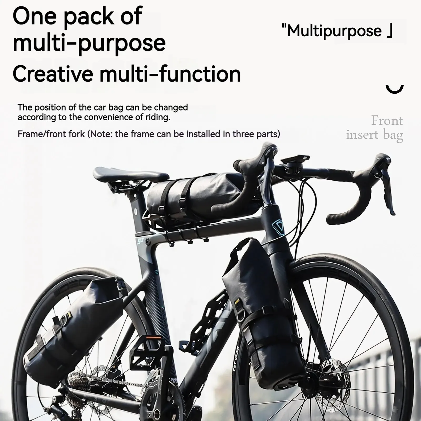 ENLEE 5L Водонепроницаемая сумка для передней вилки велосипеда многофункциональная