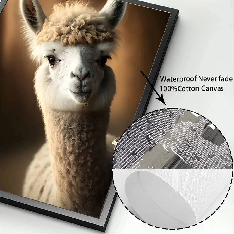 Забавное животное в очках постер с принтом холст картина жираф панда обезьяна