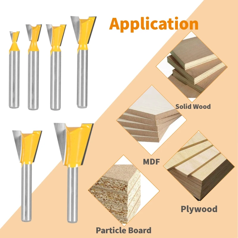 Фреза YUSUN с хвостовиком 6 мм 35 для работ по дереву