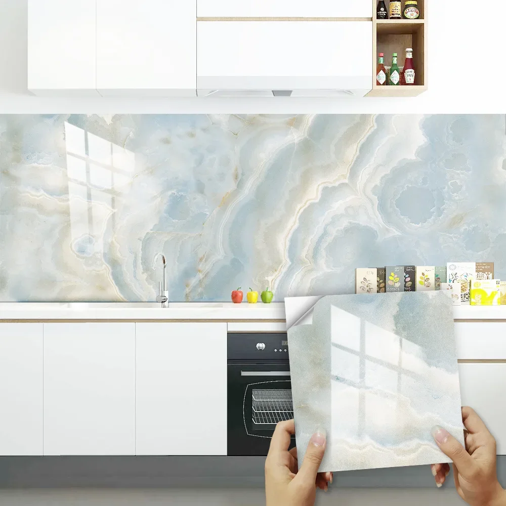 10 шт. самоклеящиеся обои с мраморной текстурой