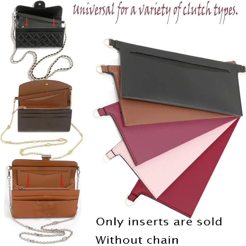 Новинка кошелек из искусственной кожи вставка для цепочки ремешок мягкий с D