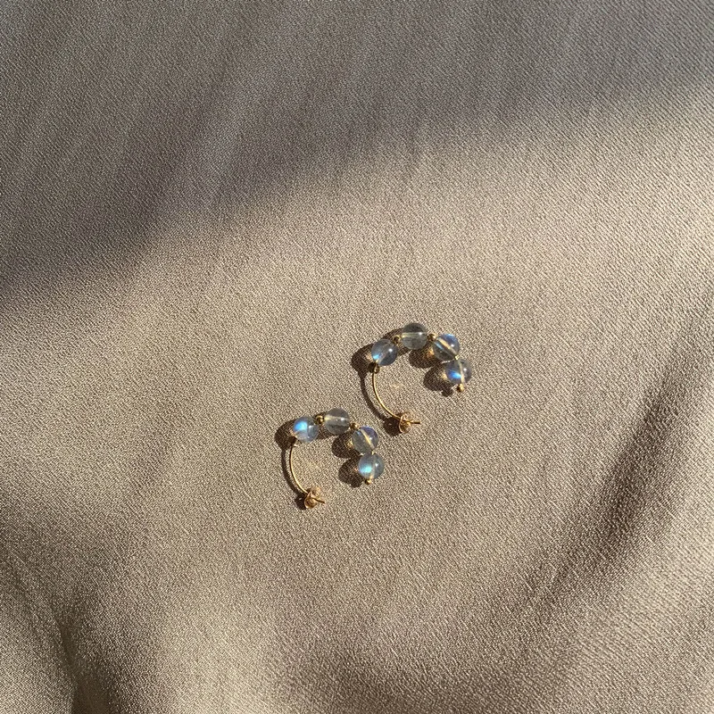 Ограниченная серия Продается без дополнения Самодельные серьги из натурального