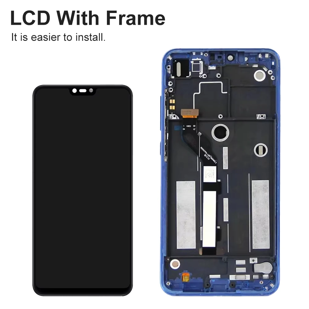 ЖК-дисплей 6 26 дюйма для Xiaomi Mi 8 Lite/M1808D2TG сенсорный экран с дигитайзером и рамкой Mi8