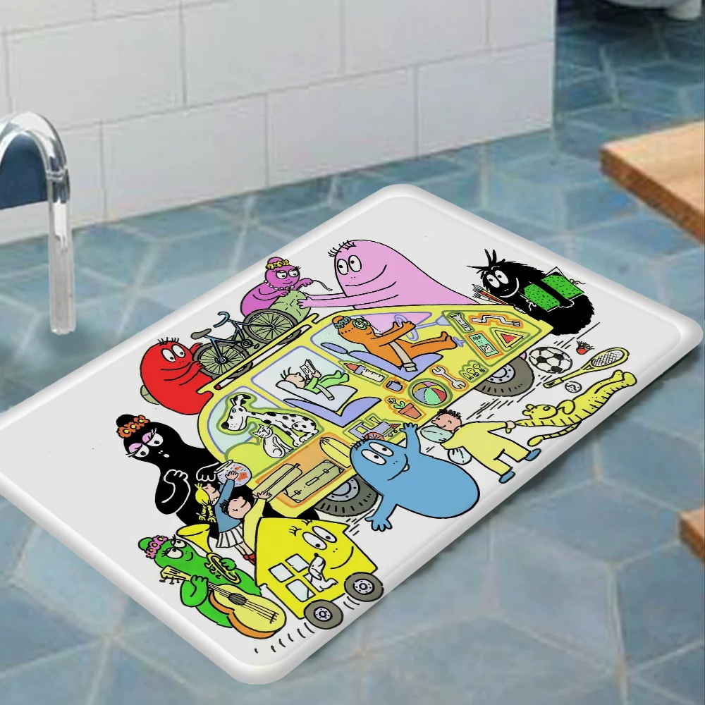 Коврики для семейной комнаты Les Barbapapa дешевый противоскользящий современный