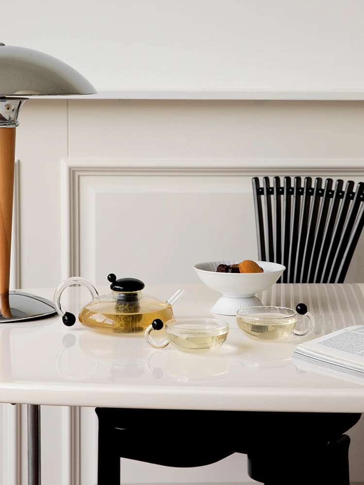 

Zq бытовой термостойкий прозрачный стеклянный чайник, чайный сервиз, чайная чашка, чайный чайник, фильтр, чайный сервиз