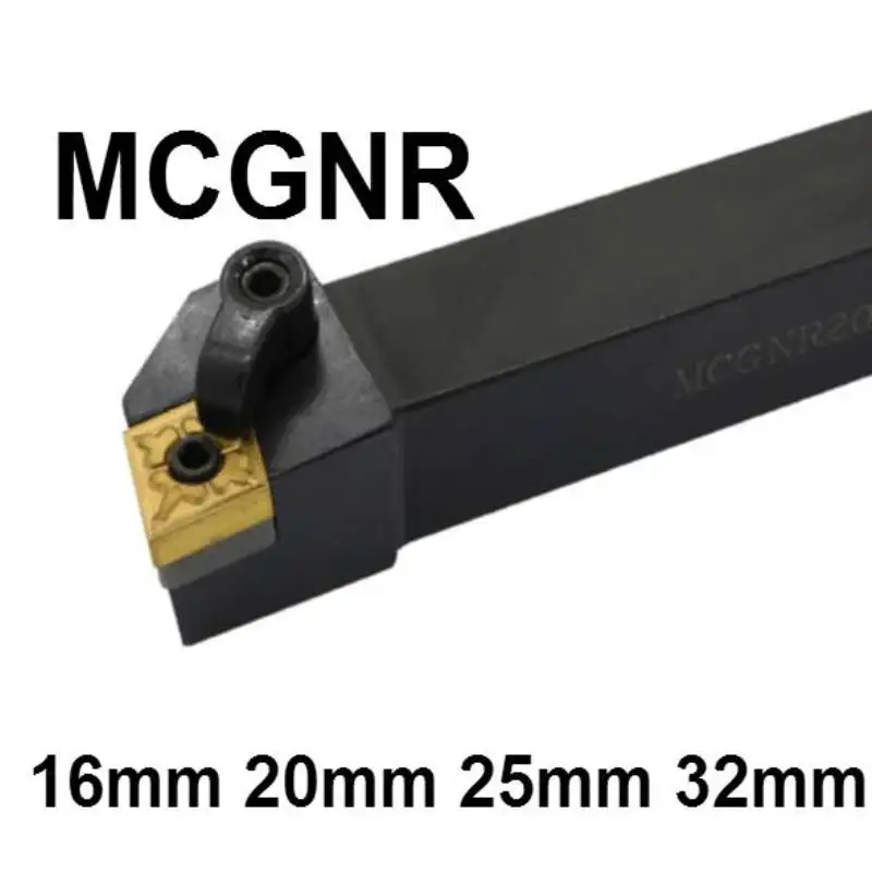 

1PCS MCGNR1616H12 MCGNR2020K12 MCGNR2525M12 MCGNR3232P12 MCGNR3232P16 MCGNL CNC Metal lathe tools machine turning external tool