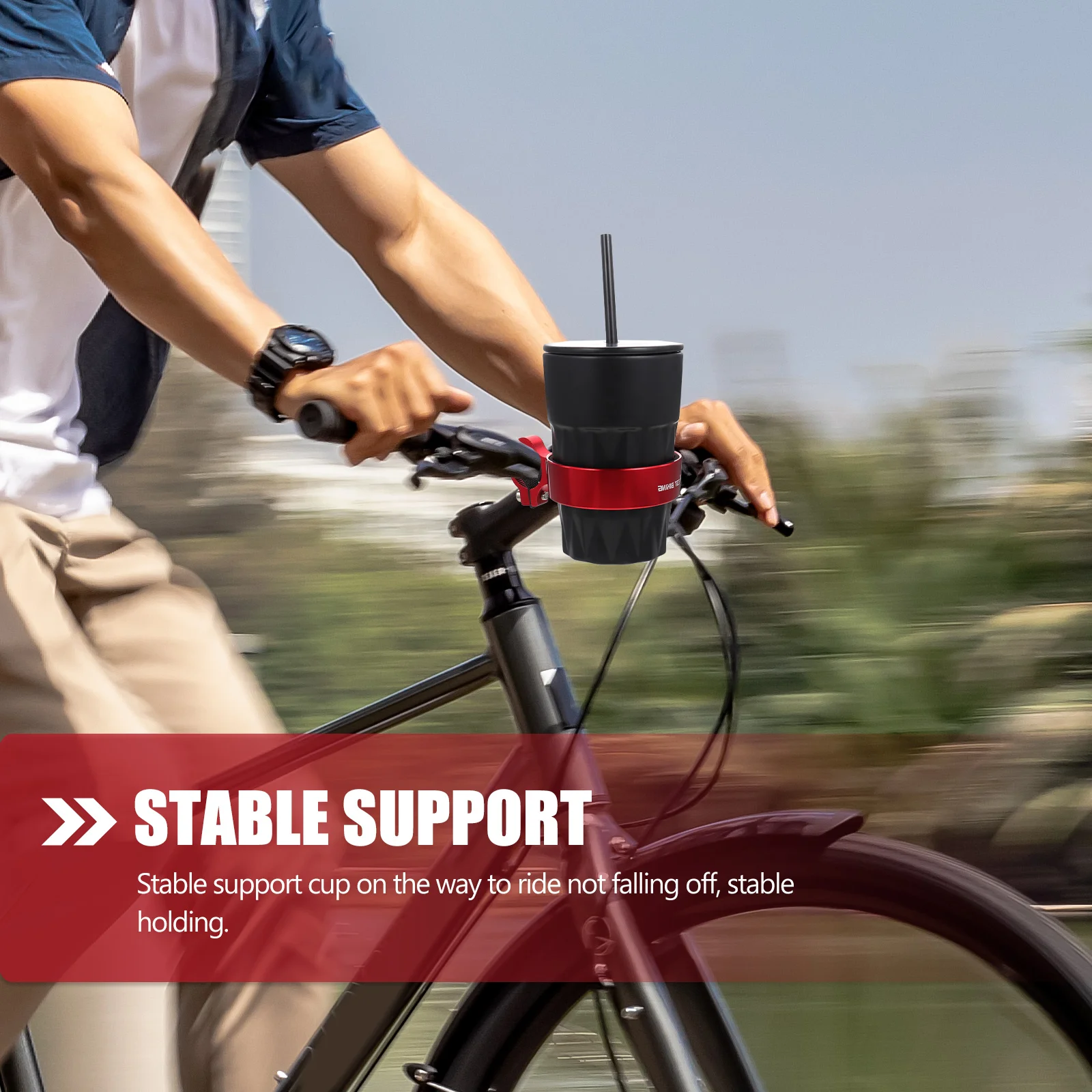 

Holder Bike Cup Bottle Water Rack Handlebarcagedrink Convenient Accessory Cruiser Beach Mountain Cycling Coffee Accessories