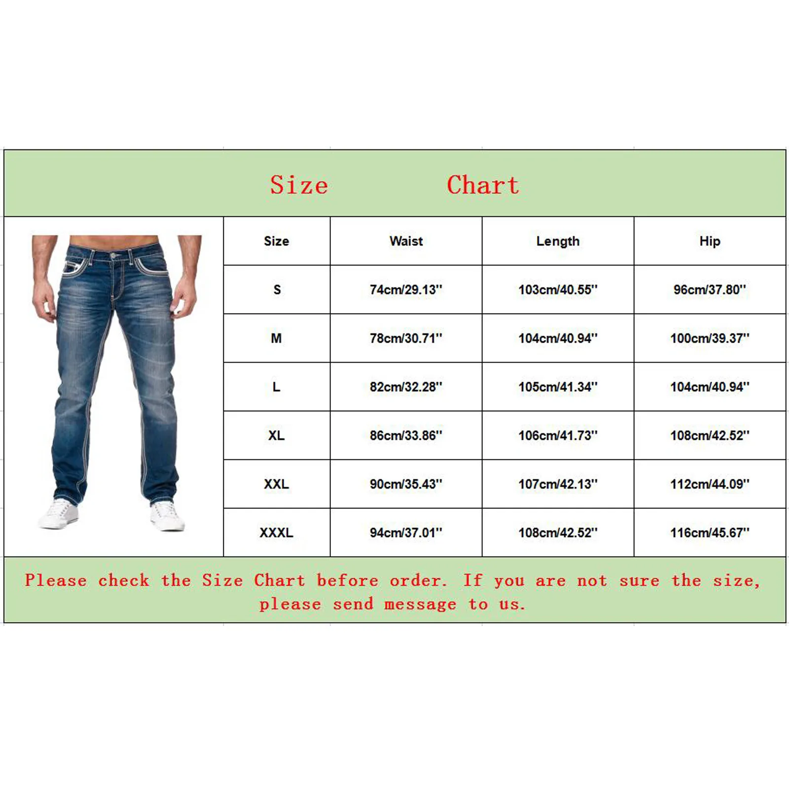 Men Spring Summer Pants Trouser Casual Bodybuilding Pocket Denim Sports Pant Full Length Casual Trouser