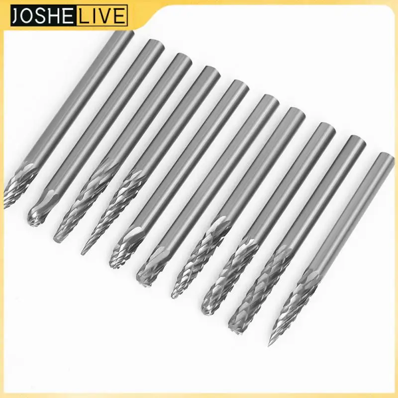 

Drill Bits 3mm For Chamfer Of Mechanical Parts Rotary Burrs Tungsten Steel Safe Milling Cutters Rotate Tool