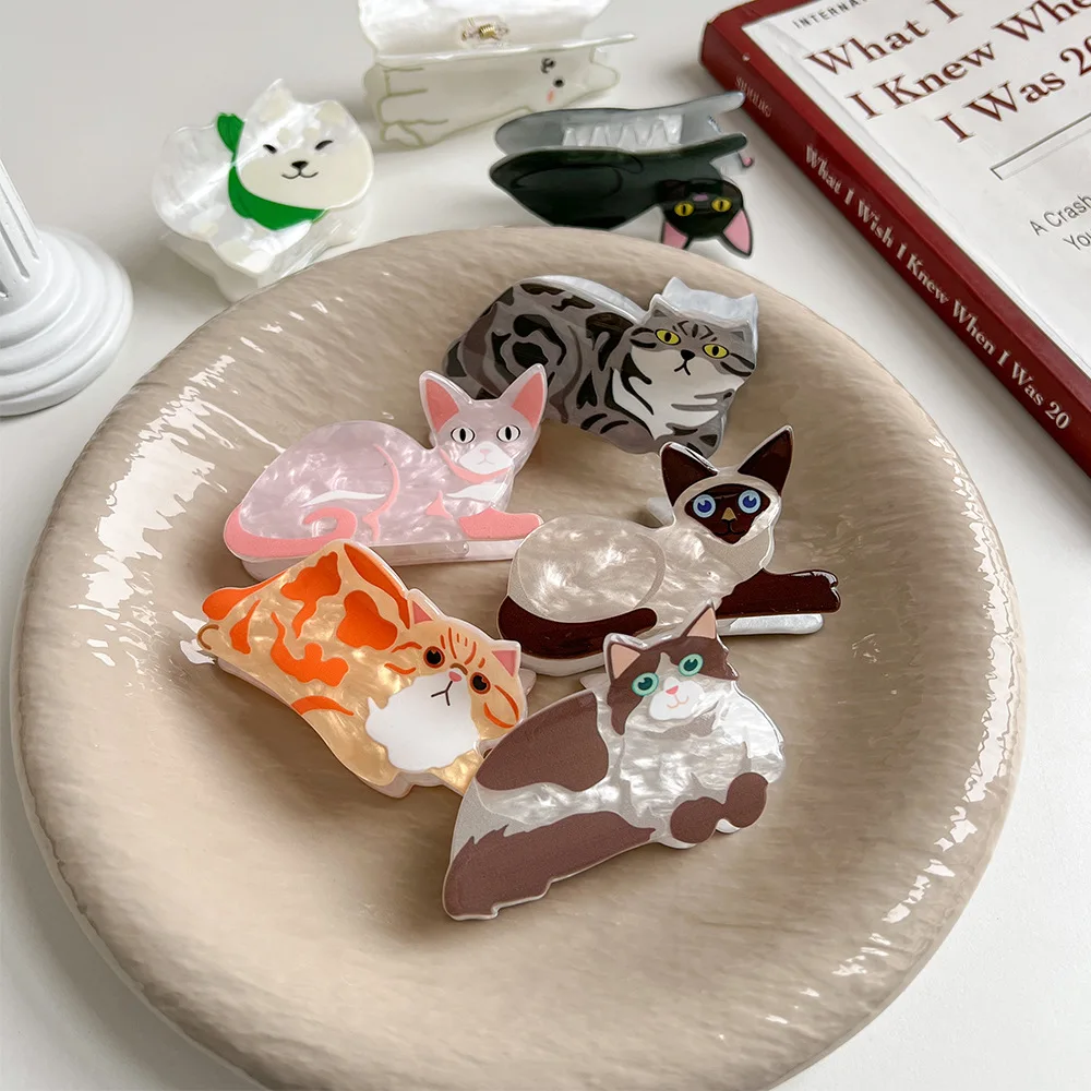 Заколка-краб для волос цвет в ассортименте