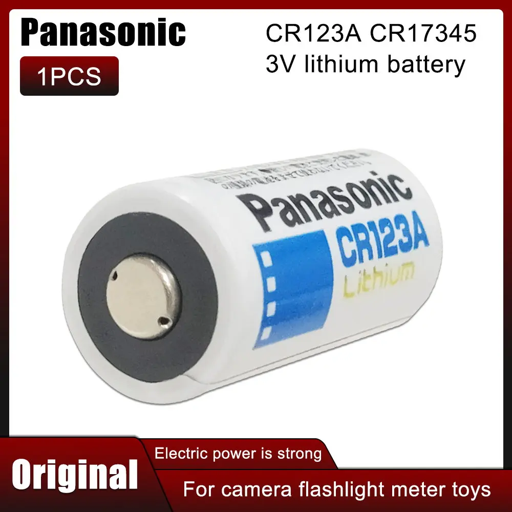 

1 шт., литиевая батарея Panasonic 3 в CR123 CR 123A CR17345 16340 cr123a