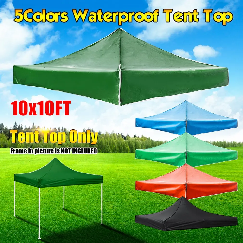 3x3M Waterproof Top Cover Replacement Gazebo Canopy Roof Sun