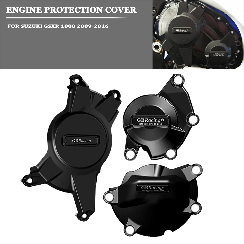 

Motorcycles Engine Cover Protector For GBRacing For Suzuki GSX-R1000 K9 2009 2010 2011 2012 2013-2016 SECONDARY ENGINE COVER SET
