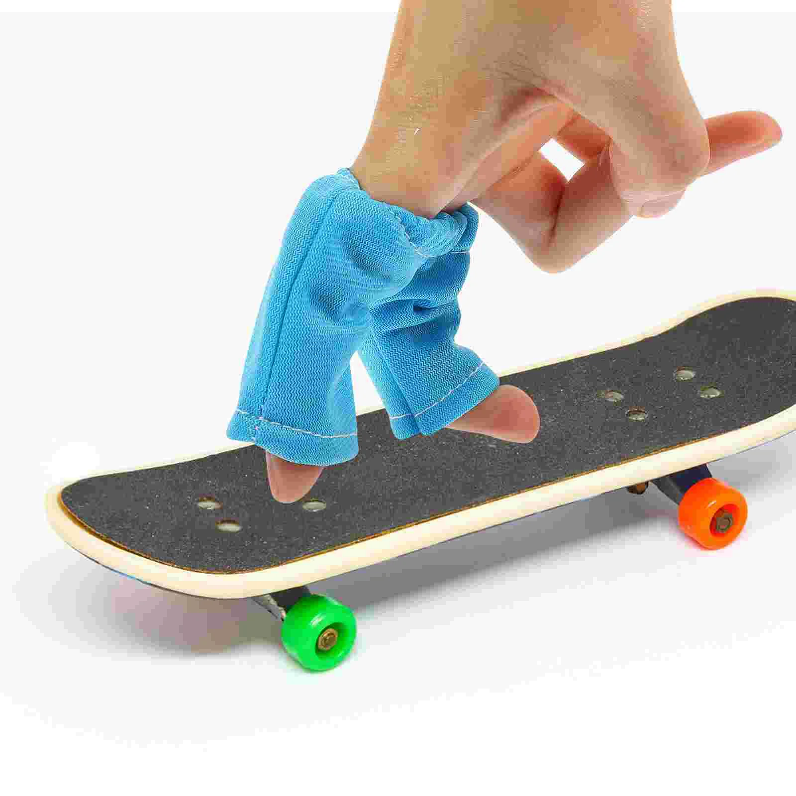 

2pcs Compact Finger Pants Portable Fingertip Toys Pants Finger Simulation Pants