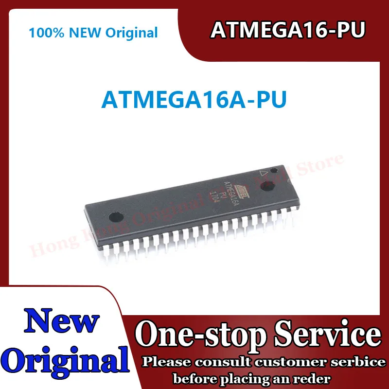 

1-100pcs 100% New Original ATMEGA16A-PU ATMEGA16APU ATMEGA16A ATMEGA16 DIP-40 ATMEGA Chipsrt In Stock