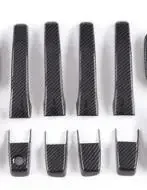 4 или 8 или 12 шт. внешние ручки двери автомобиля для Pajero V70 V90 V80 V60 Chrome для Montero V97 V73 V87 дверные чаши карбоновая наклейка