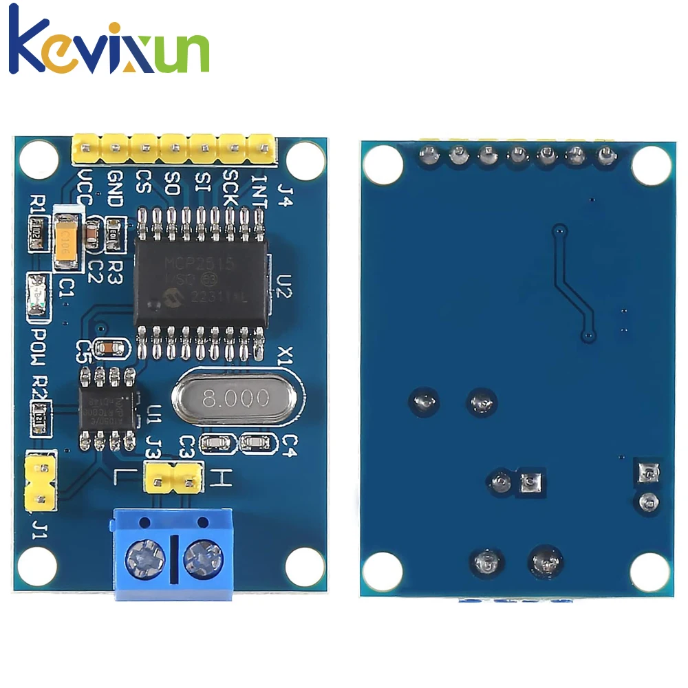 1-10 шт. MCP2515 плата модуля CAN TJA1050 приемник SPI для 51 микроконтроллера