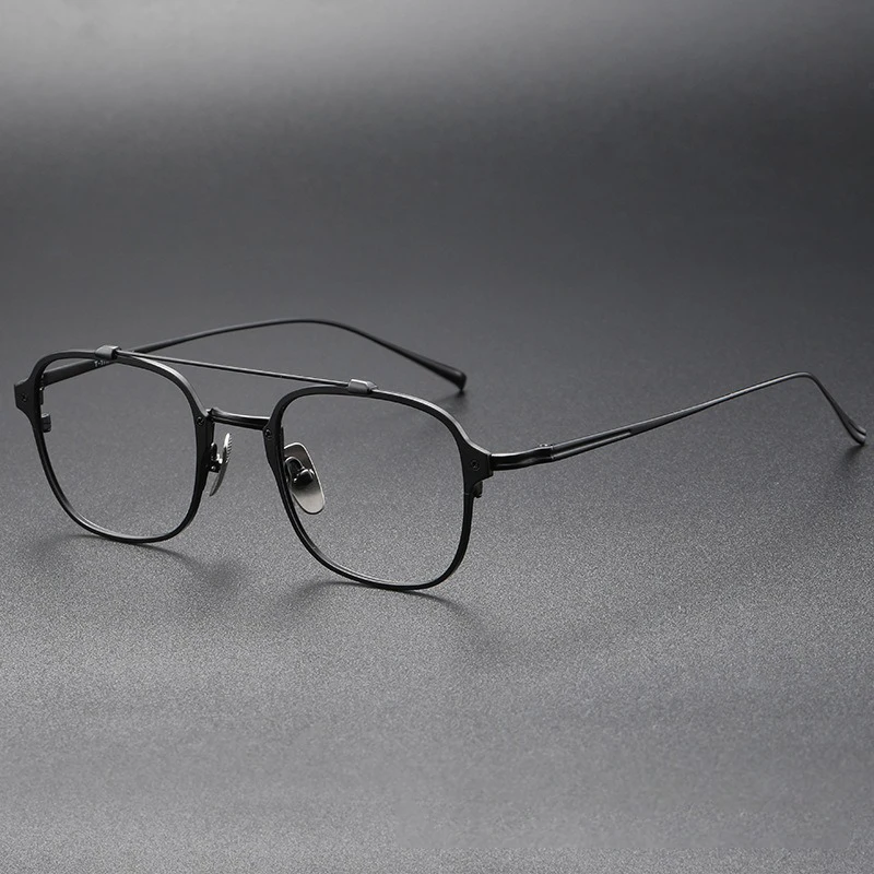 Оправа для очков из чистого титана мужчин и женщин брендовая ретро-оправа