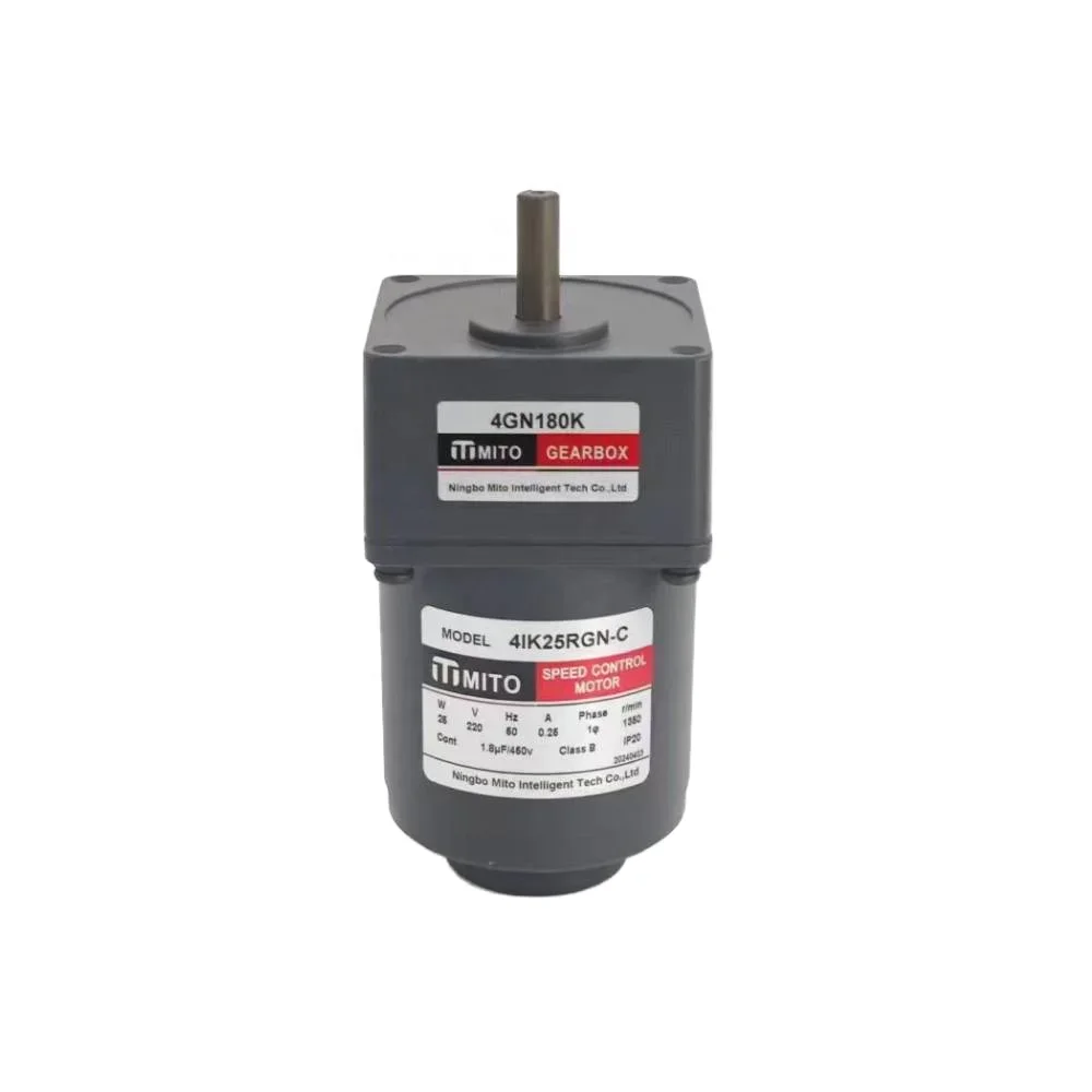 Маленький однофазный асинхронный редуктор с регулируемой скоростью 2IK6GN 3IK15GN 4IK25GN