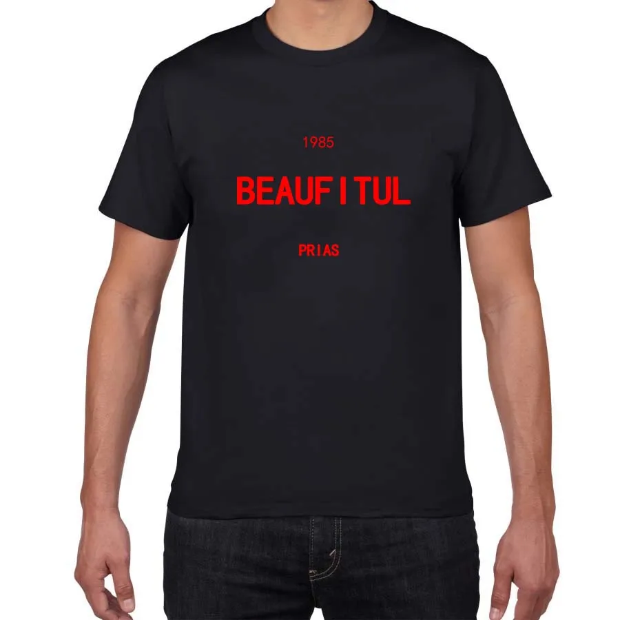 

Summer 2022 retro style men's high quality 100% cotton monogram print T-shirt Harajuku street simple casual short sleeve Tops