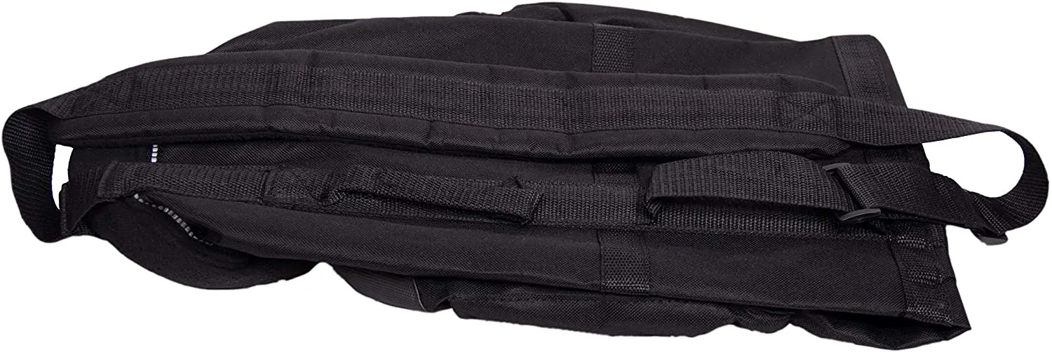 7 In. Lightweight Sunday Golf Carry Bag, Black