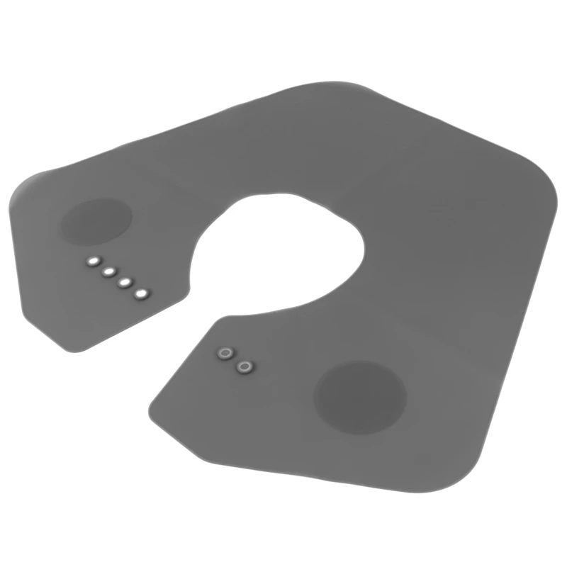 2X Черная резиновая подкладка для стрижки в салоне для волос салона красоты стилиста гардероба для стрижки волос парикмахера.