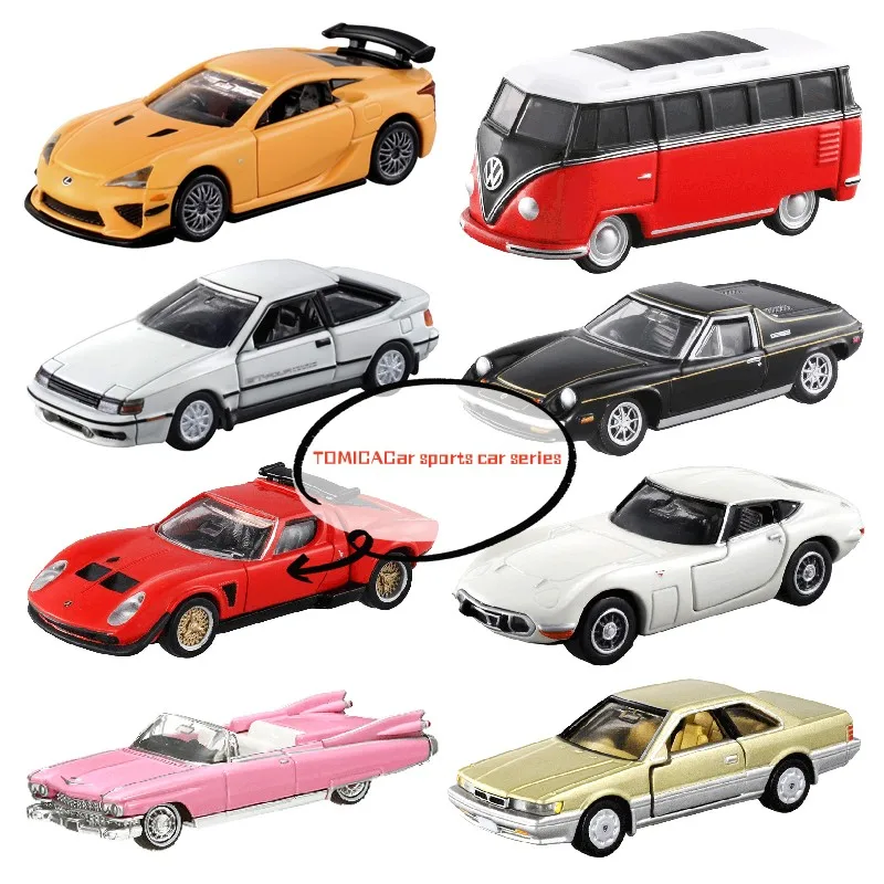 

TOMY Black Box Domeca Hand-run Collection Combined Car Model Alloy Male Toy TOMICA Lamborghini Sports Car Nissan GT