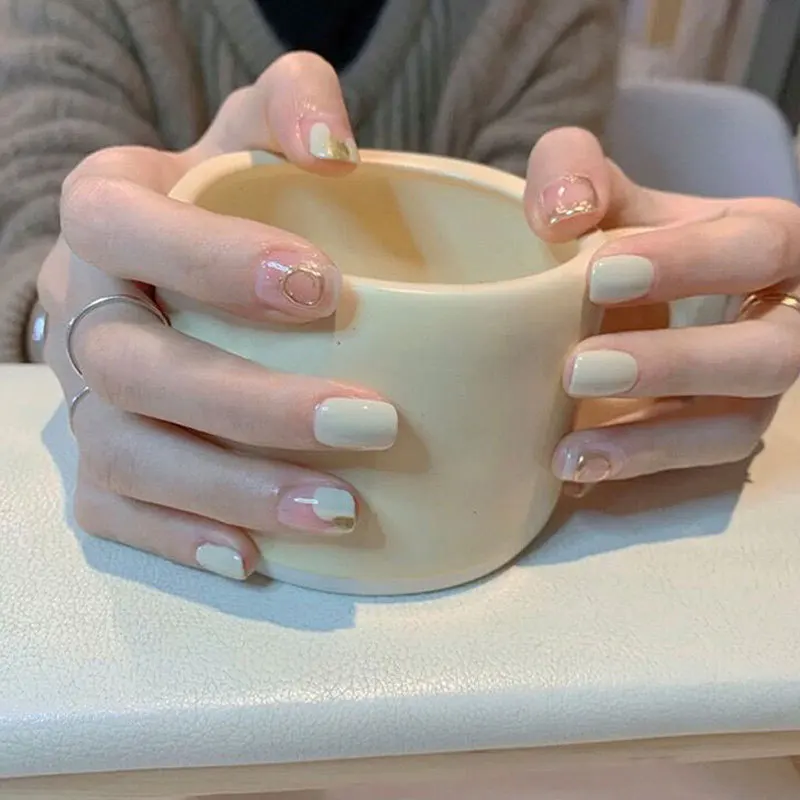 

Многоразовые Накладные ногти, 24 шт., светильник стящие гелевые ногти, розовые, розовые, квадратные, короткие, женские ногти, маникюрные, худо...