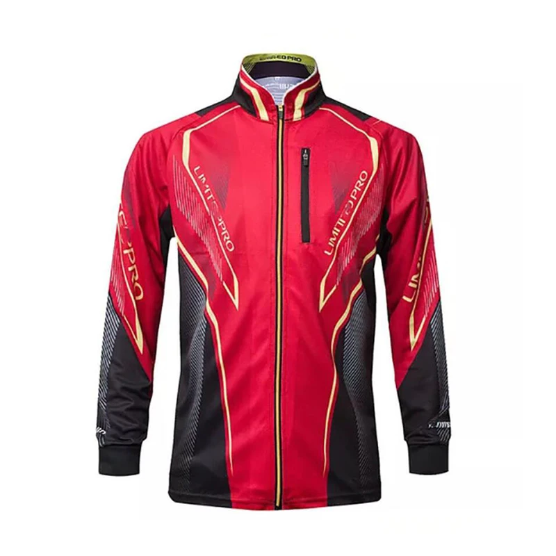 

Long Sleeve Men's Fishing Shirt Sport Jersery Anti-UV Outdoor Quick Drying Breathable Sunscreen Fishing Suits Cycling Clothes