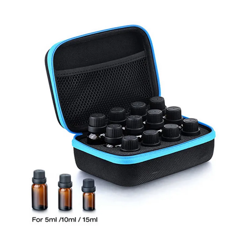 

12 Bottles 5/10/15ml Essential Oil Case Storage Bag Young Living Oil Travel Portable Carring Hanging Organizer Storage Bags