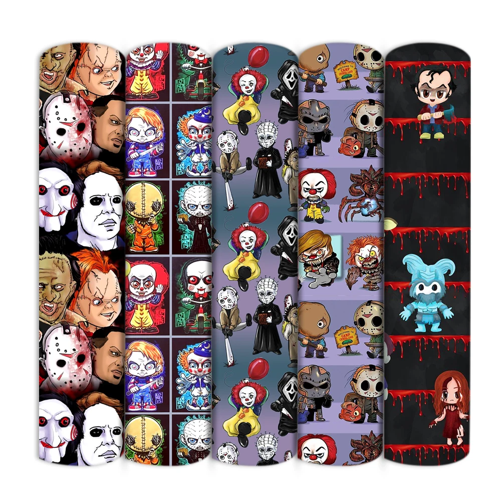 Ткань для Хэллоуина темы ужасов ткань шитья искусственный материал рукоделия