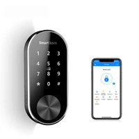 fingerprint password electric smart lock liliwise factory wholesaler tuya smart home anti peep code built in screen