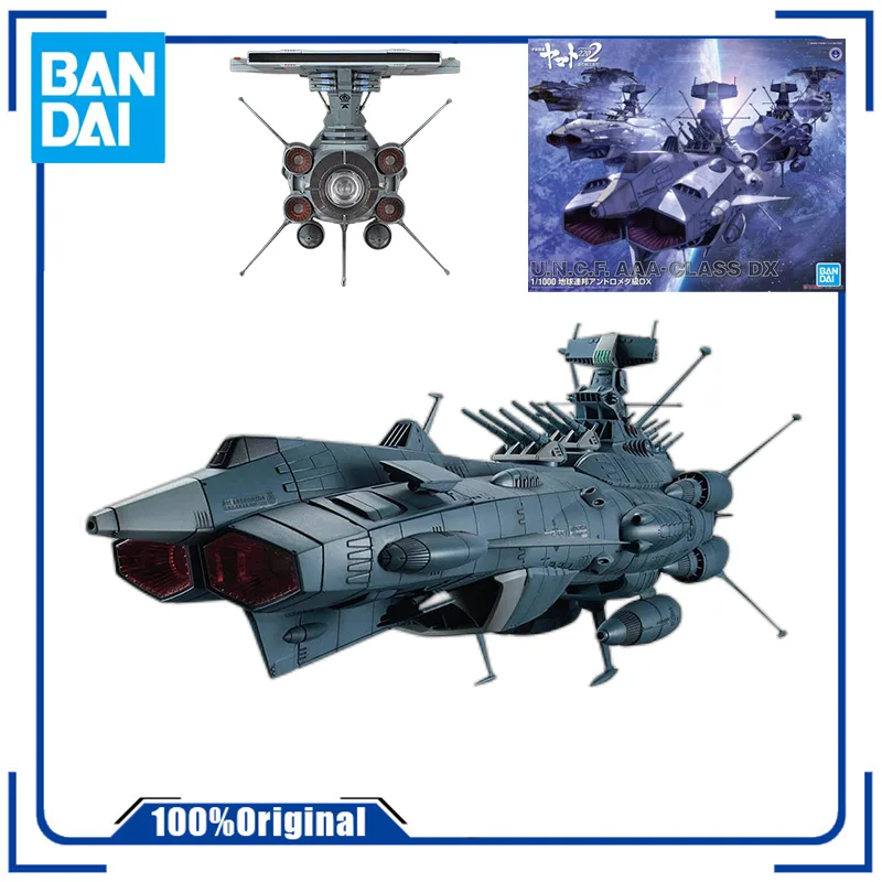 

Bandai Original 1/1000 space battleship 2202 Andromeda battleship Anime Action Figure Assembly Model Toys Collectible Gifts