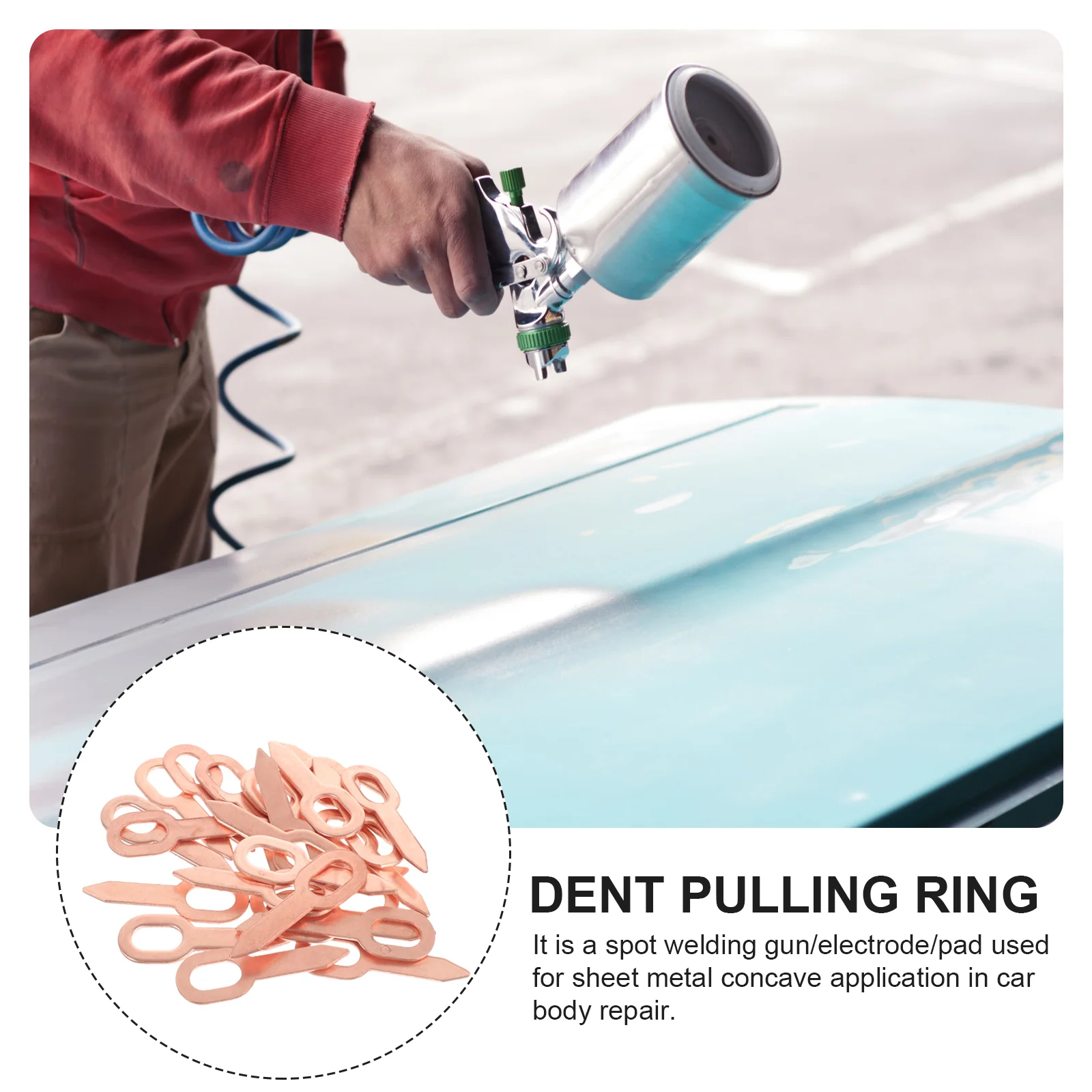 100 шт. кольцо для паяльной панели кольца снятия вмятин автомобильные шпильки