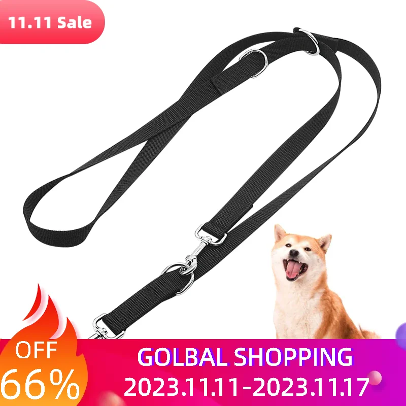 

Reflective Dog Leash Adjustable Length Nylon Dog Walking Training For Puppies Small Medium Large Dog