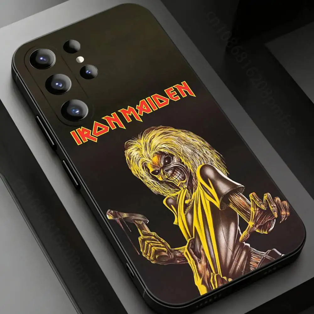 Фото Чехол для телефона Rock Band I-Iron Maiden для Samsung Galaxy S24,25,26,23 22,21,S20 Plus Ultra FE, мягкие чехлы-футляры №3