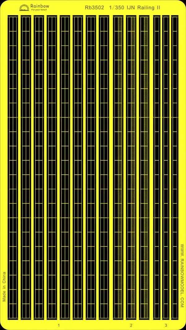Rainbow PE 1/350 IJN Railing II RB3502
