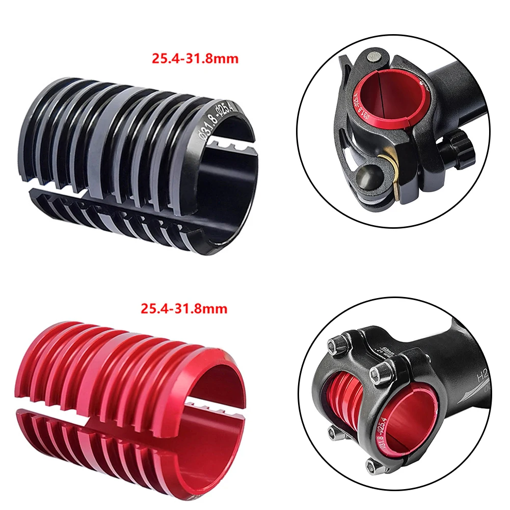 

1 Pcs Bicycle Bike Handlebar Bar Shim Adapter Spacer Stem Reducer 25.4 To 31.8mm Aluminum Alloy Durable Bicycle Accessories