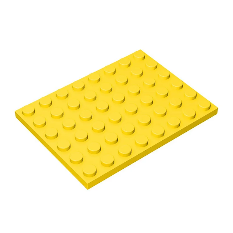 Фото 10 шт. 3036 Строительные блоки 6×8 с точками, базовые пластины MOC, отдельные детали, совместимые кирпичики, игрушки для самостоятельной сборки, подарок для детей №4