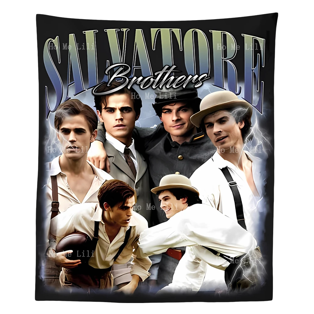 Братья Сальваторе Дуо Даймон Стефан Тунбут Классический Ретро Вампир Винтаж