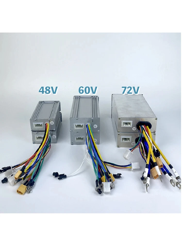 Yunli 48V 52V 60V 25A 28A контроллер электродвигателя скутера 9 Mosfets 1200W 2400W с